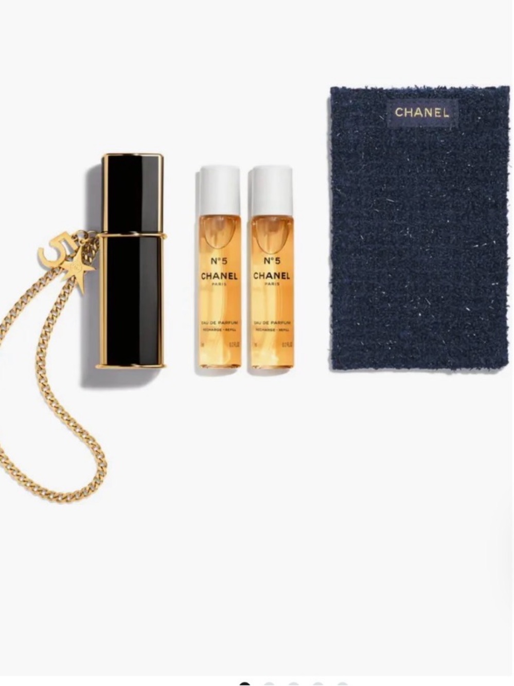 CHANEL N°5 Eau de Parfum Refillable Purse Spray (3 x 7ml)